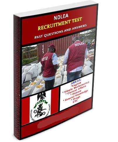 NDLEA Recruitment Past Questions and Answers